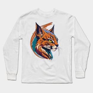 Lynx Portrait Long Sleeve T-Shirt